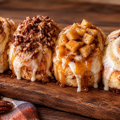 Sourdough Cinnamon Roll Flight 