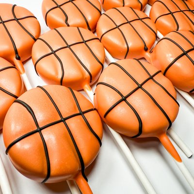 Cake Pops - Basketball (12)