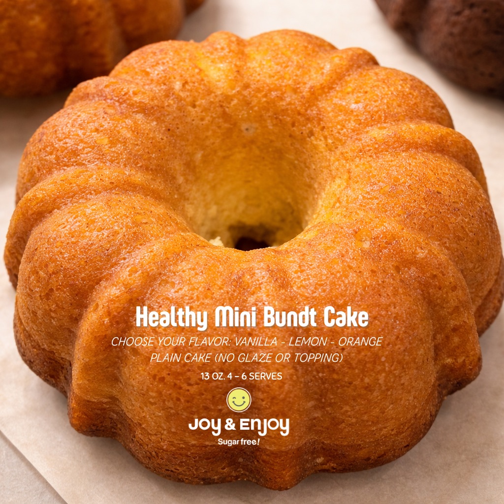 Healthy Mini Bundt Cake 