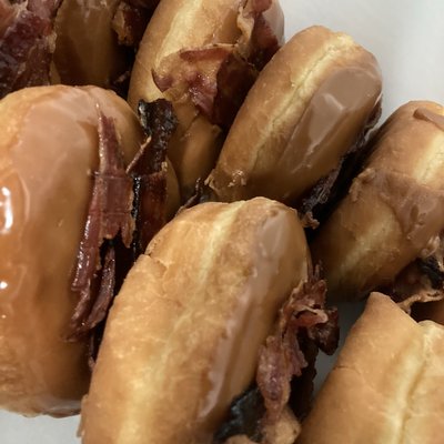 Carmel Candied Bacon Donut