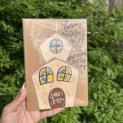 Custom Painted Journal 