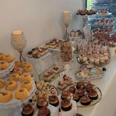 Dessert Bar with 100 Mini Desserts