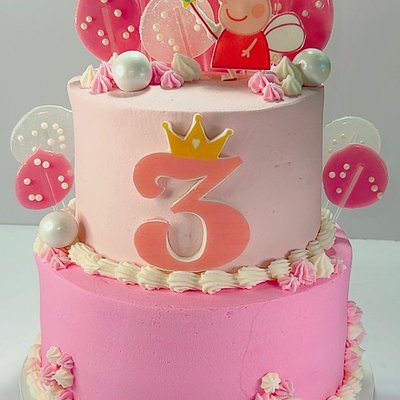 8/6 Inch Two Tier (38 Servings)