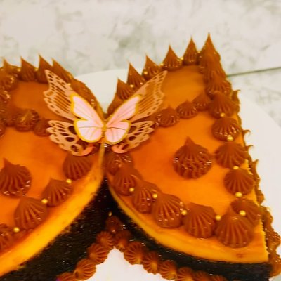 Chocoflan De Mariposa 