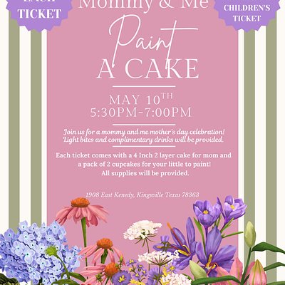Mother’s Day Paint A Cake Class