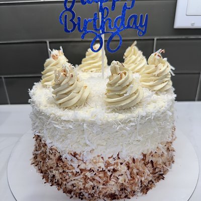 Coconut Custard Cake 