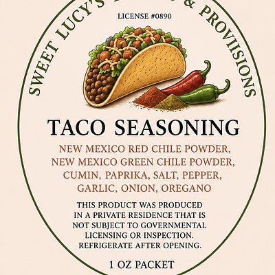 Taco Seasoning Packet 1oz