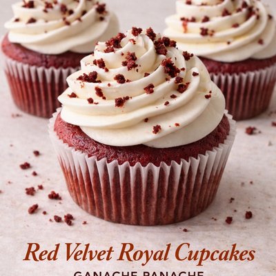 ❤️ Red Velvet Royale Cupcakes