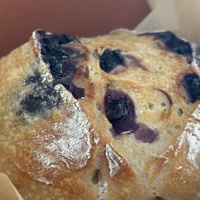 Blueberry Lemon Sourdough Loaf
