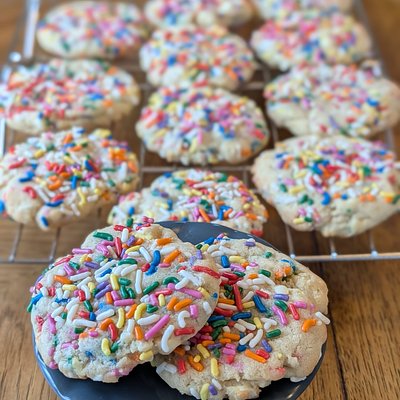  Funfetti Sprinkle Cookies!