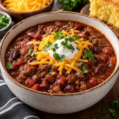32 oz Traditional Chili (with or without beans)