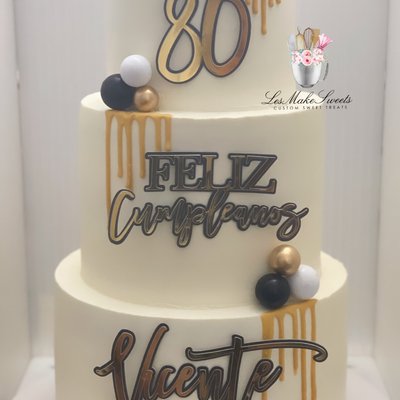 6” 8” & 10” Three Tier (serves 70-78) 