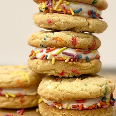 Cookie Sandwiches - Birthday Sandwich Cookies
