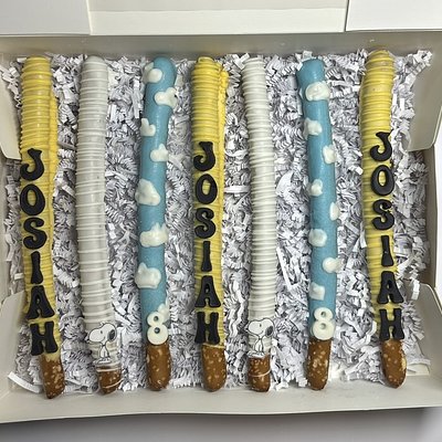 Designed Chocolate Pretzels 