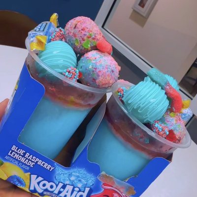 Blue Raspberry Kool-Aid Cups (2)