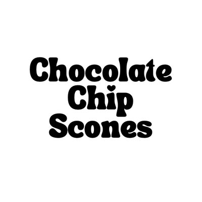 Chocolate Chip Scones - 8