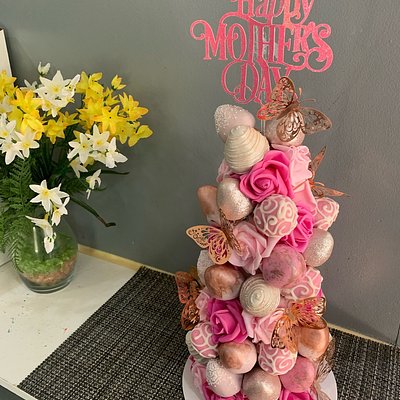 Mother’s Day Strawberry tower 