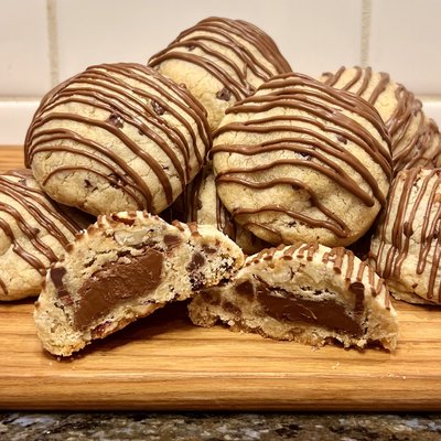 2 oz Nutella Stuffed Cookie - One Dozen