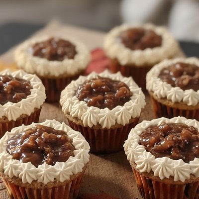 Pecan Pie Cupcakes 