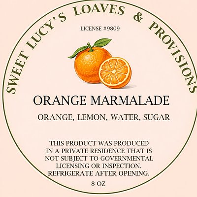 Orange Marmalade 8oz