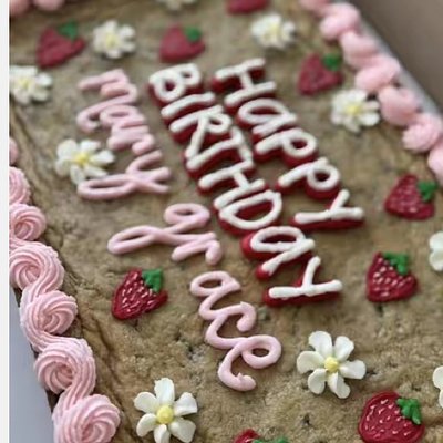 13x9 1 Layer Cookie Cake