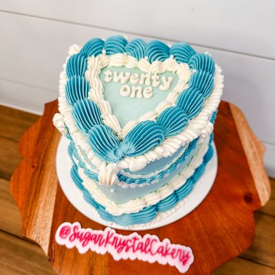 6” Heart Cake 