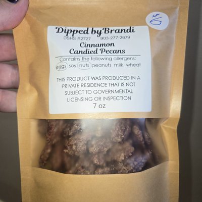 Cinnamon Candied Pecans