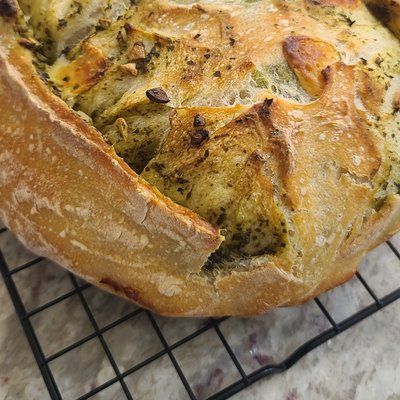 Mozzarella Pesto Garlic 