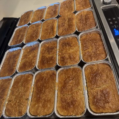 Cinnamon Peach Loaf 9x5
