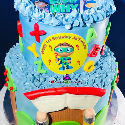 3 Tier 4" 6" 8" Cake (serves 65) 