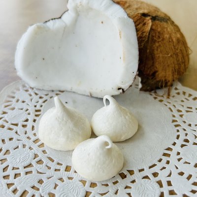 Coconut Meringue Bites Tub 50 Pieces GLUTEN FREE/DAIRY FREE
