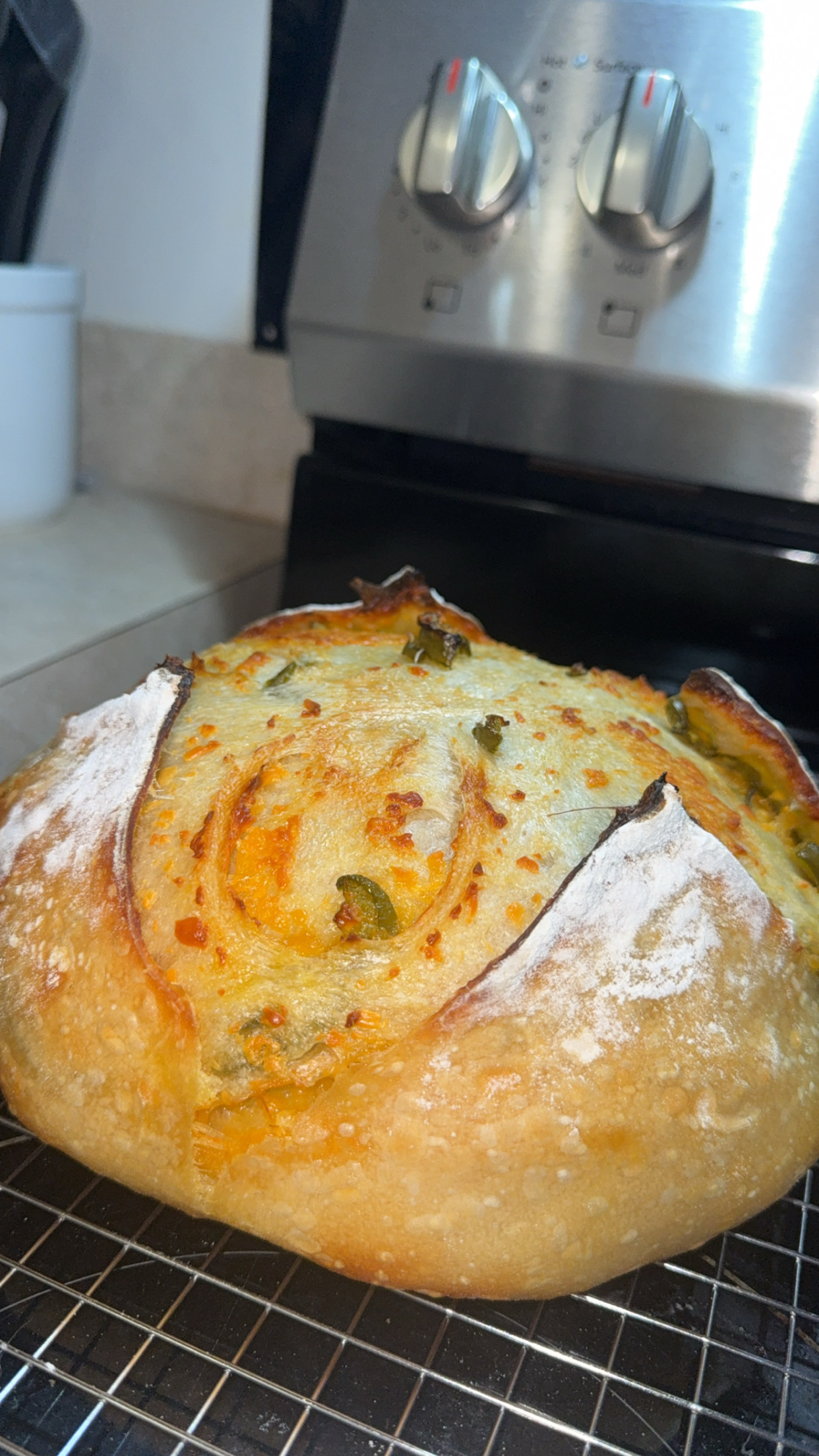 Jalepeno Cheddar Sourdough
