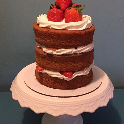 6 Inch Strawberry Short cake