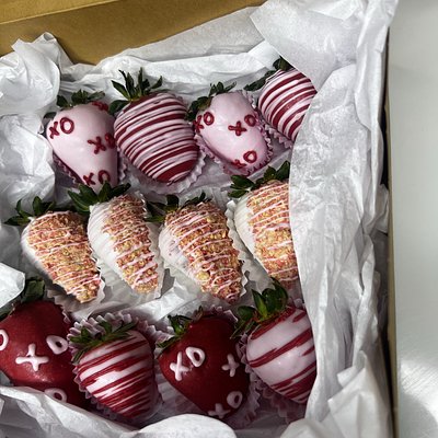 A Dozen Dipped  Strawberries