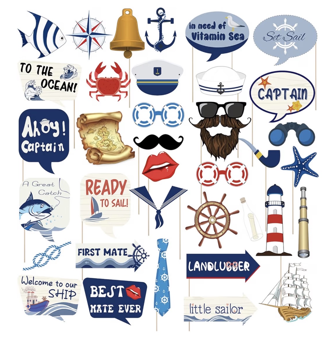 Cruise Photo Props 