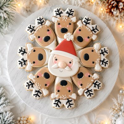 Christmas Reindeer Platter 