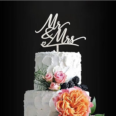 Custom Acrylic Cake Topper 
