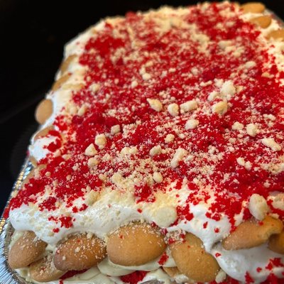 Red Velvet Banana Pudding ( Full Size Pan ) 
