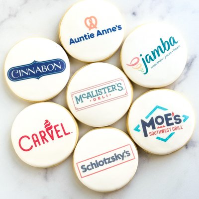 Printed Logo Cookies