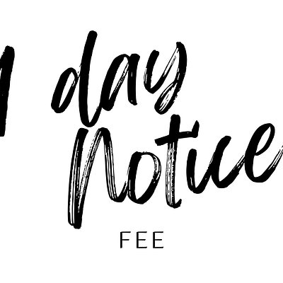 1 Day Notice Fee 
