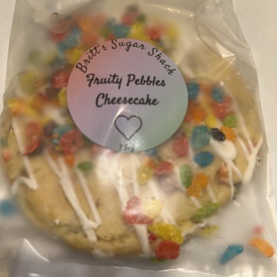 Fruity Pebbles Cheesecake Cookies