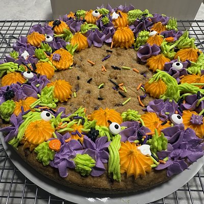 8” Heart Shaped Choc. Chip Cookie Cake
