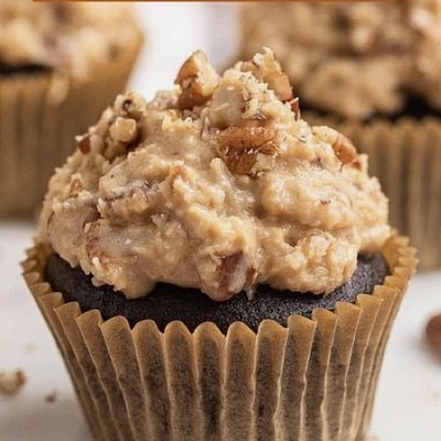 German Chocolate Cupcakes