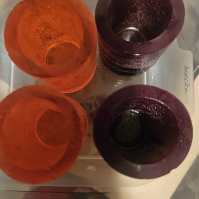 4 Candy Shot Glasses 