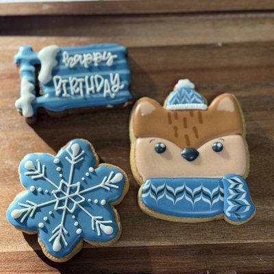 Winter Birthday Set Of 3 (Fox)