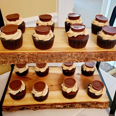 Dozen Reese Cup Cupcakes 