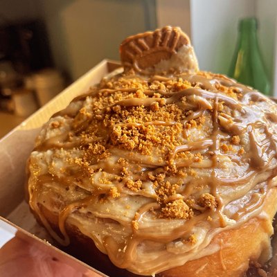 Sourdough Biscoff Cookie Butter Cinnamon Rolls  