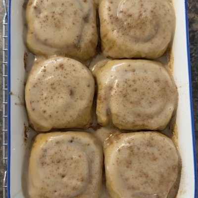 Pumpkin Spice Sourdough Cinnamon Roll