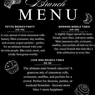 Brunch Party Packages 