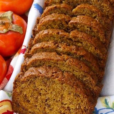 Golden Persimmon Bread